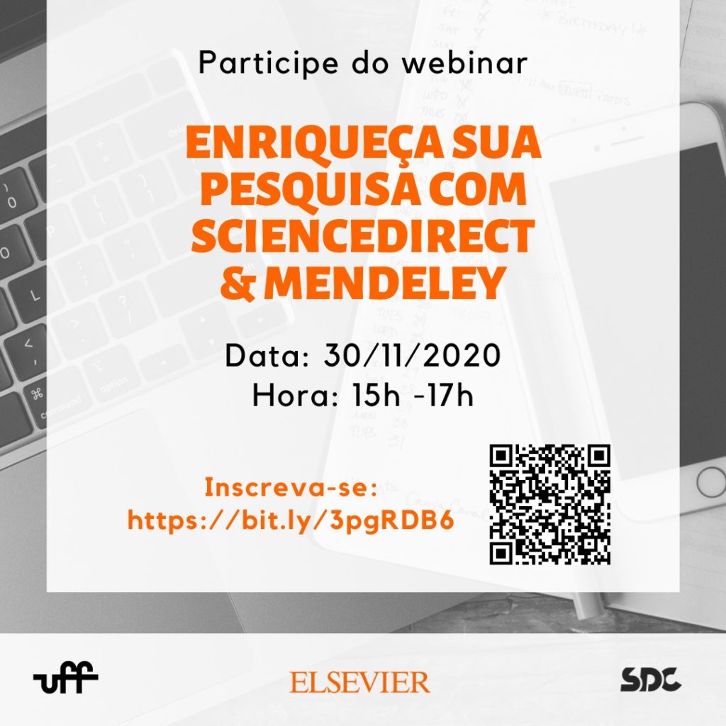 Webinar Enriqueça sua pesquisa com ScienceDirect & Mendeley