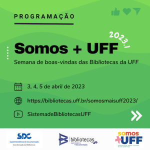 Programação das  Bibliotecas no Somos + UFF
