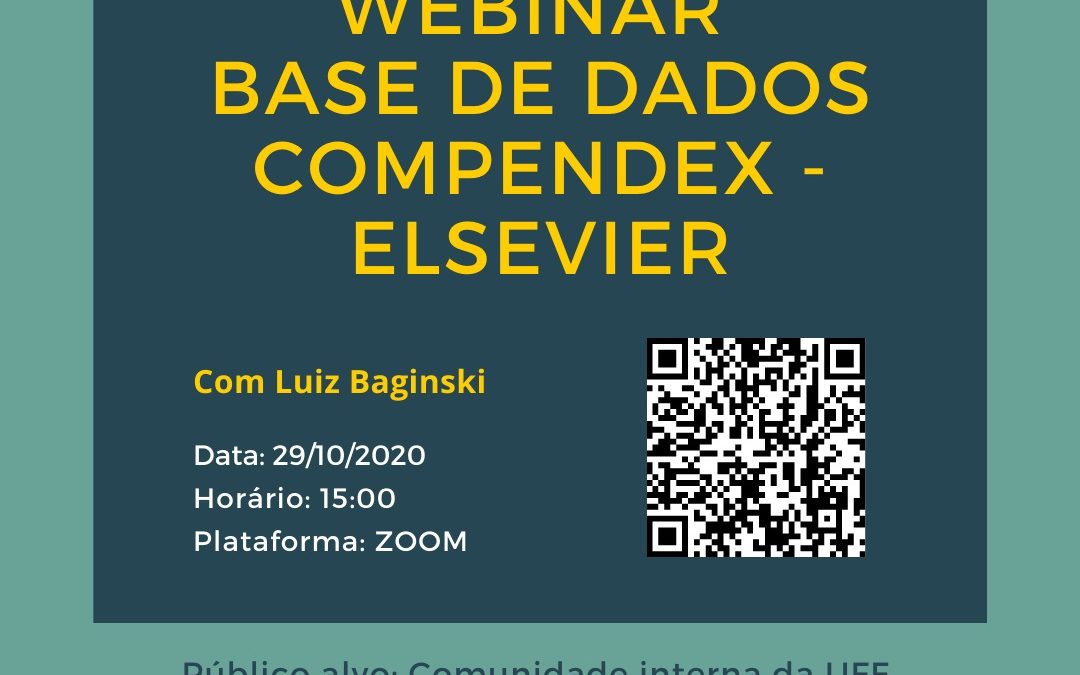 Webinar Base de Dados Compendex – Elsevier