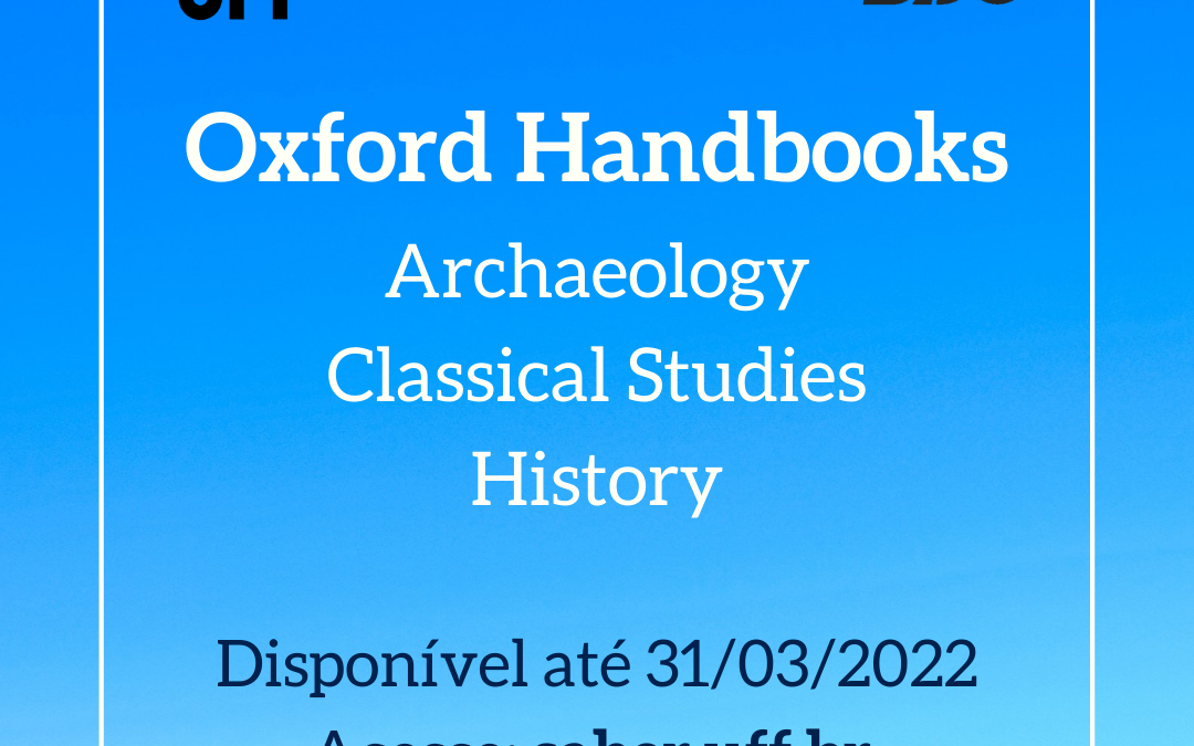 Encerramento da assinatura Oxford Handbooks